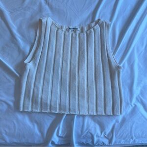 Reformation cream Callie cotton tank